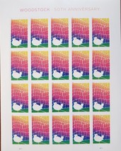 Woodstock 50th Anniversary - 2019 USPS 20 Forever Stamps Sheet - £15.99 GBP