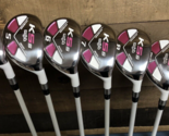 DEMO RH Womens Majek Golf White Hybrid Set 4-8, PW, SW MISSING #9 5267-NO9C - $1,406.30