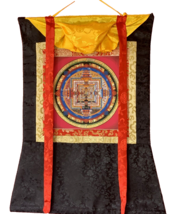 KALACHAKRA WHEEL OF LIFE MANDALA TIBETAN THANGKA PAINTING  WITH SILK BRO... - €110,83 EUR KALACHAKRA WHEEL OF LIFE MANDALA TIBETAN THANGKA PAINTING  WITH SILK BRO... - €110,83 EUR