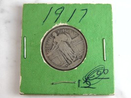 1917 Standing Liberty Quarter Dollar Coin E6858 - £27.25 GBP