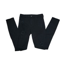 Hollister Super Skinny Jeans Womens Size 5 L - 27 Black High Rise Distre... - £13.23 GBP