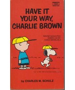 Have It your Way Charlie Brown [Paperback] Charles M. Schulz+ - $10.66 CAD