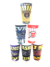 IOWA, BAYLOR, JAMES MADISON, USC, UTAH University 3-D Spirit Cups-Footba... - £10.18 GBP