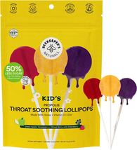 Kids&#39; Throat Soothing Lollipops Immune Support with Propolis, Vitamin D, Zinc, &amp; - £10.99 GBP