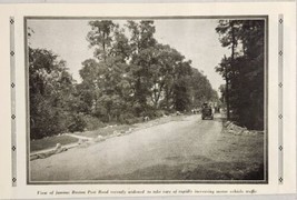 1926 Magazine Photo View of Famous Boston Post Road Motor Vehicle Traffic - £11.13 GBP