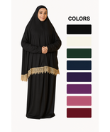 Women's Prayer Dress 2 Pieces Solid Color Plus Long Sleeve | One-Size - $39.98