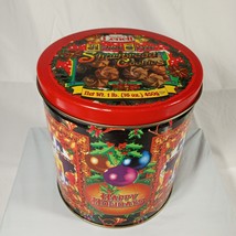 Maurice Lenell Home-style Shortbread Cookie Tin 1995 Nutcracker Gifts Mistletoe - £15.94 GBP