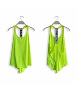 Fitness Top Women Breathable Gym Workout Tank Top Sexy Backless Sport T ... - £9.44 GBP