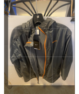 BOY&#39;S NIKE FIT STORM ACTIVE RAIN BLACK ZIP-UP HOODIE JACKET NEW $80 - $1,142.07 MXN