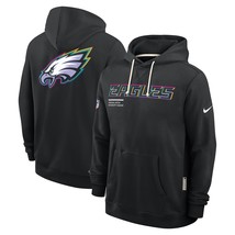 New Mens Eagles 2025 Crucial Catch Beat Cancer Sideline Hoodie for Phill... - $69.90