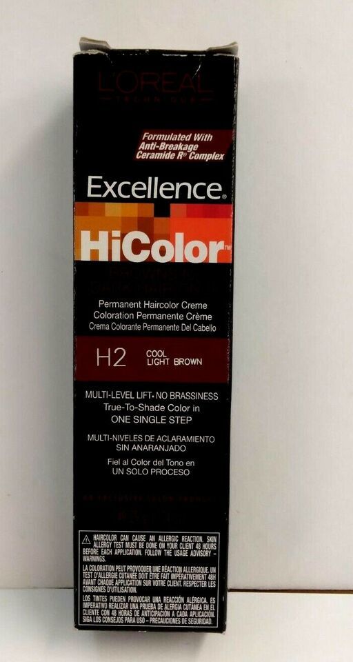 Primary image for L'OREAL Excellence HiColor BROWNS Permanent Hair Color For Dark Hair ~ 1.74 oz.!