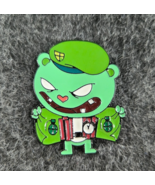 Happy Tree Friends Flippy PTSD Enamel Pin Backpack Military Funny Cartoo... - $252.79 MXN