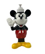 Mickey Mouse Soap Dispenser Vintage Ceramic 1990&#39;s Disney 8&quot; - £26.40 GBP