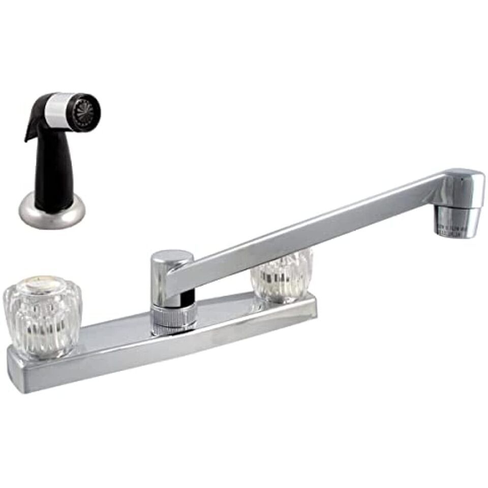 LDR INDUSTRIES 012 3405CP-CG Cambridge Dual Acrylic Handle Non Metallic ... - $36.03