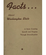 Washington State Facts Vintage Travel Guide Booklet 1958 Dept of Commerc... - $12.95