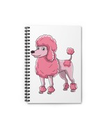 Poodle Spiral Notebook - Ruled Line - £19.22 GBP