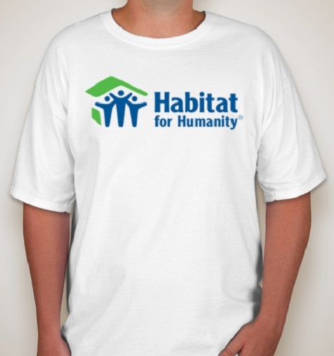 Habitat For Humanity charity volunteer t-shirt - £12.09 GBP