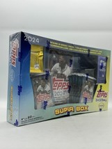 2024 Topps MLB Baseball Series 1 SUPER Box Factory Sealed Read Desc - £36.40 GBP