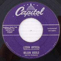 Nelson Riddle - Lisbon Antigua / Robin Hood - 1955 45 rpm Record F3287 - £4.18 GBP