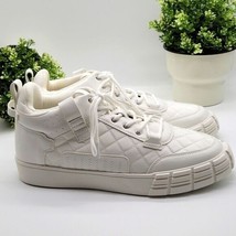Shoedazzle White Endellion Lace-up Sneakers Size 12 - £29.24 GBP