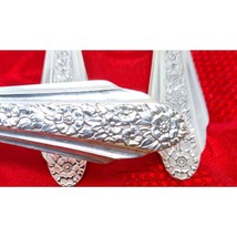 3 Pc SS Rogers Oneida Modern Rose Pattern Silverplate FLATWARE Serving S... - $278.91 MXN