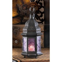 Purple Moroccan Style Lantern - £24.85 GBP