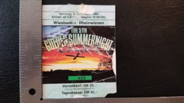 Neil Young / Jethro Tull +++ - Vintage Original German 1982 Concert Ticket Stub - £20.04 GBP