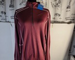 Columbia Golf 1/4 Zip Pullover Sweatshirt Mens Size Med BURGUNDY LONG SL... - $16.53