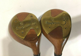 Vintage Bob Toski Macgregor Golf Clubs 3 and 4 Wood - £34.95 GBP