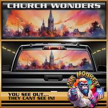 Church Wonders - Truck Back Window Graphics - Customizable - £46.37 GBP+