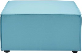 Saybrook Patio Sectional Ottoman In Turquoise, Modway Eei-4211-Tur - £211.00 GBP