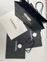 Chanel Gift Bag 17 x 6 x 13 Shopping Supplies Lot Of five Bags - £87.08 GBP