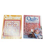 Lot 2 Vintage 90s Quilting Magazines Patterns Quilts Sewing - $8.00