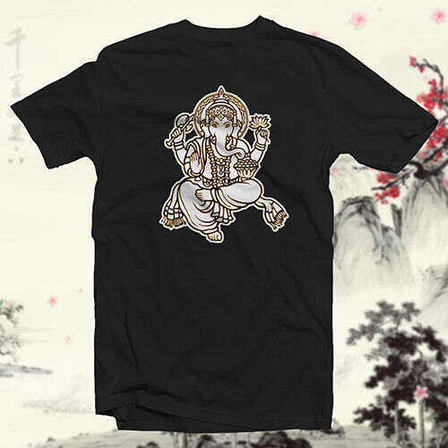 Genesha COTTON T-SHIRT Hindu God of Wisdom and Success Son of Shiva and Parvati