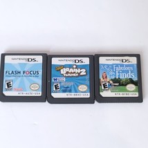 Lot of 3 Nintendo DS Brain 2 trainer Fabulous Finds Flash Focus Video Games - £13.39 GBP