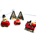 Vintage Ceramic Hinged Christmas Trinkets Gift Box Keepsakes (set of4) - €19,06 EUR