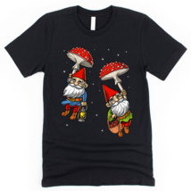 Mushroom Hippie Gnomes Psychedelic Forest Fungi Unisex T-Shirt - £22.43 GBP