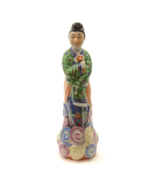 Chinese Asian Figurine Statue Woman Porcelain Ceramic Mid-Century 1960&#39;s - $1,890.93 MXN