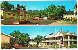 Bar Harbor Maine Postcard Higgins Holiday Motel Near Bluenose Ferry Acadia Park - £2.31 GBP