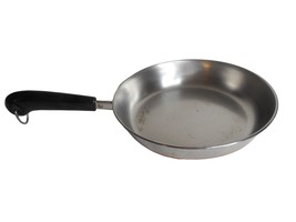 Vintage Revere Ware 1801 Copper Bottom 9 Inch Skillet USA No Lid Clinton... - $26.00