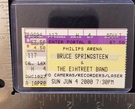 BRUCE SPRINGSTEEN - VINTAGE JUN. 4, 2000 CONCERT TICKET STUB 2 - $10.00