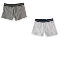 Mens Boxer Briefs 2 Pr Prince &amp; Fox by Aeropostale Gray, White Underwear-size M - £13.31 GBP