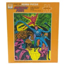 Vtg 1976 The Fabulous Fantastic Four Jigsaw Puzzle, Guild 200, 14”x18” S... - $49.49