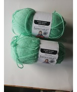 2 Pk  Loops and Threads Impeccable Yarn, 285 Yds, Acrylic, Mint - $291.43 MXN