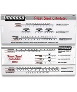 Power-Speed Calculator By Moroso, Model 89650. - $30.99