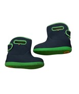 Bogs II Solid Rain Boots Baby/Toddler Size 10 blue green - $27.06 CAD