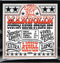 Ernie Ball Mandolin Custom Gauge String Set - Light Gauge (2323) - $13.39