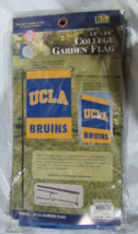 NCAA UCLA Bruins Logo on 2-Sided 13&quot;x18&quot; Garden Flag by BSI Products - £13.50 GBP
