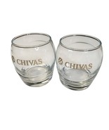 CHIVAS REGAL Scotch Whiskey (SET OF 2) Rocks Cocktail Glasses w/ Gold Le... - $19.01 CAD