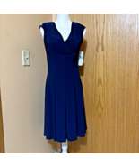Lauren Ralph Lauren Dress Ladies Sz. 4 NWT Deep Sapphire - $646.42 MXN